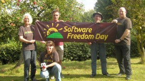 HLUG Members with SFD 2011 banner: 